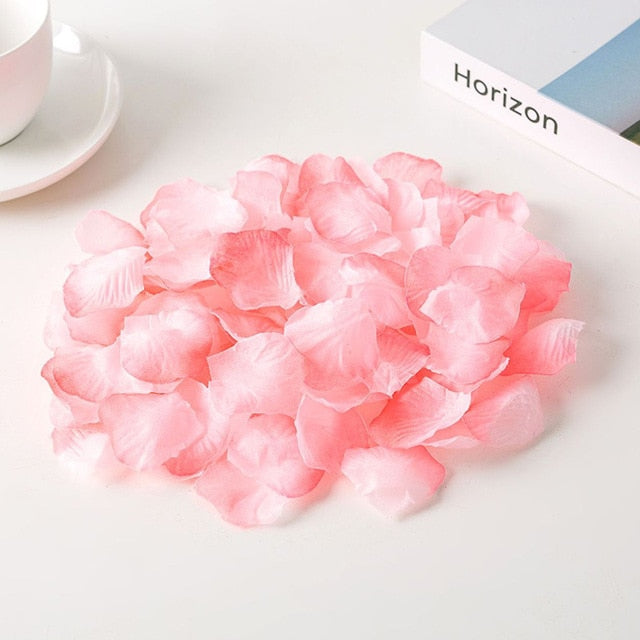 Fake Rose Petals DIY Party Decorations