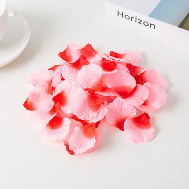 Fake Rose Petals DIY Party Decorations